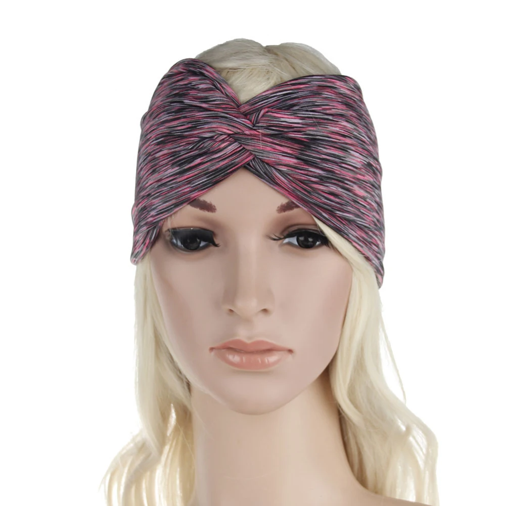 

Boho Headbands for Women Vintage Cross Elastic Head Wrap Hair Accessories XRQ88