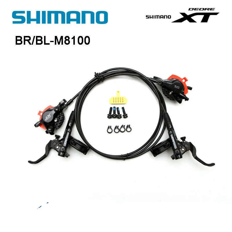 Новый shimano xt M8100 slx M7100 deore тормоза горные велосипеды Hidraulic Дисковый Тормоз MTB части