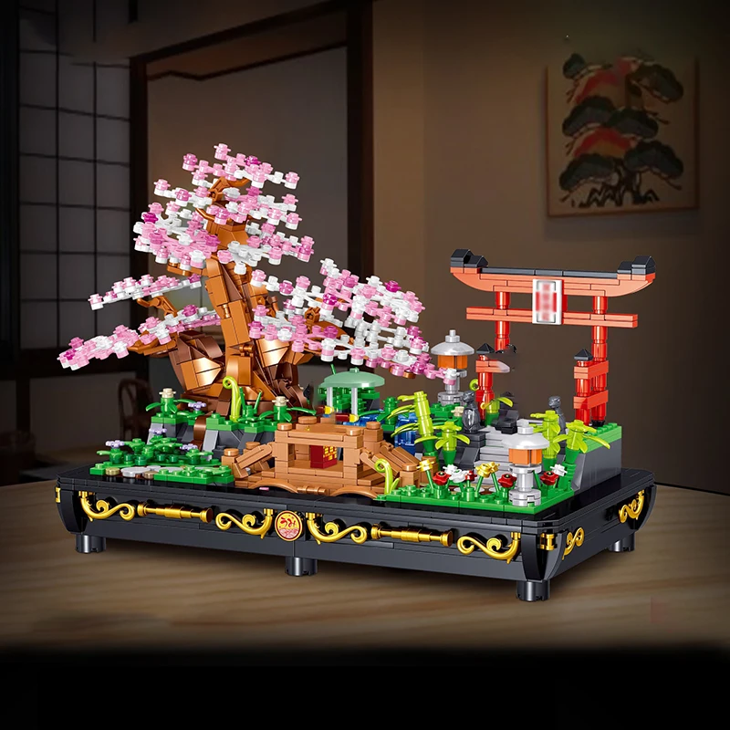 

New DIY Bonsai Series Model Bricks Set MOC Creative Succulents Mini Street View Building Blocks Toys for Kids Christmas Gifts