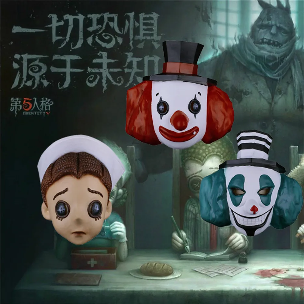 Маска для косплея доктор Эмили Дайер клоун термостойкий синтетический парик