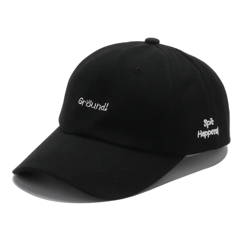 

2021 Fashion Peaked Summer Baseball Cap Canvas Letter Adjustable Sun Hat Korean Couple Hip Hop Hats Cotton Breathable Caps Muts