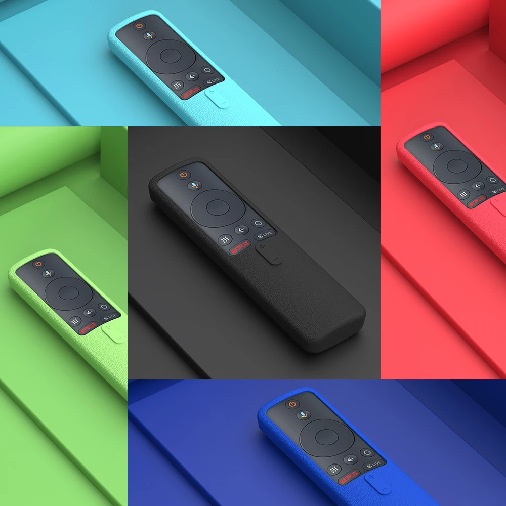 SIKAI Remote Case for Xiaomi Mi Box S 4X Mi TV Stick Control Cover Silicone Shockproof Skin-Friendly Protector images - 6
