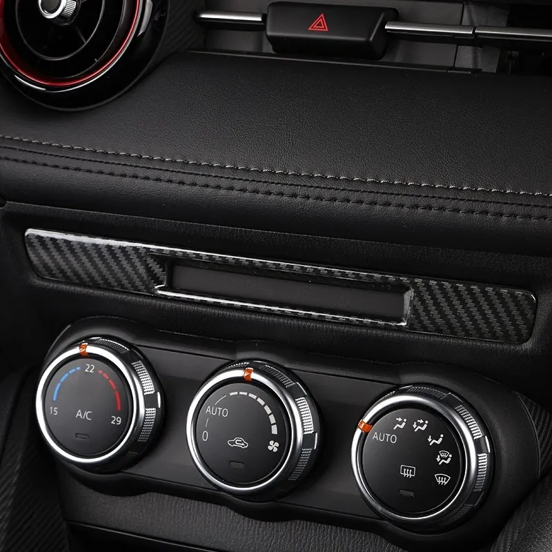 ABS Car Center Console Air Condition Panel Cover Trim Decoration Stickers For Mazda CX3 CX-3 2016 2017 2018 2019 Accessories | Автомобили