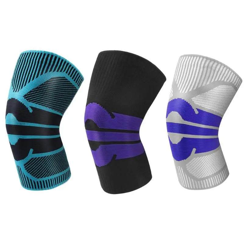 Прочный наколенник хит цвета легко носить с собой нейлон Эластичный дышащий