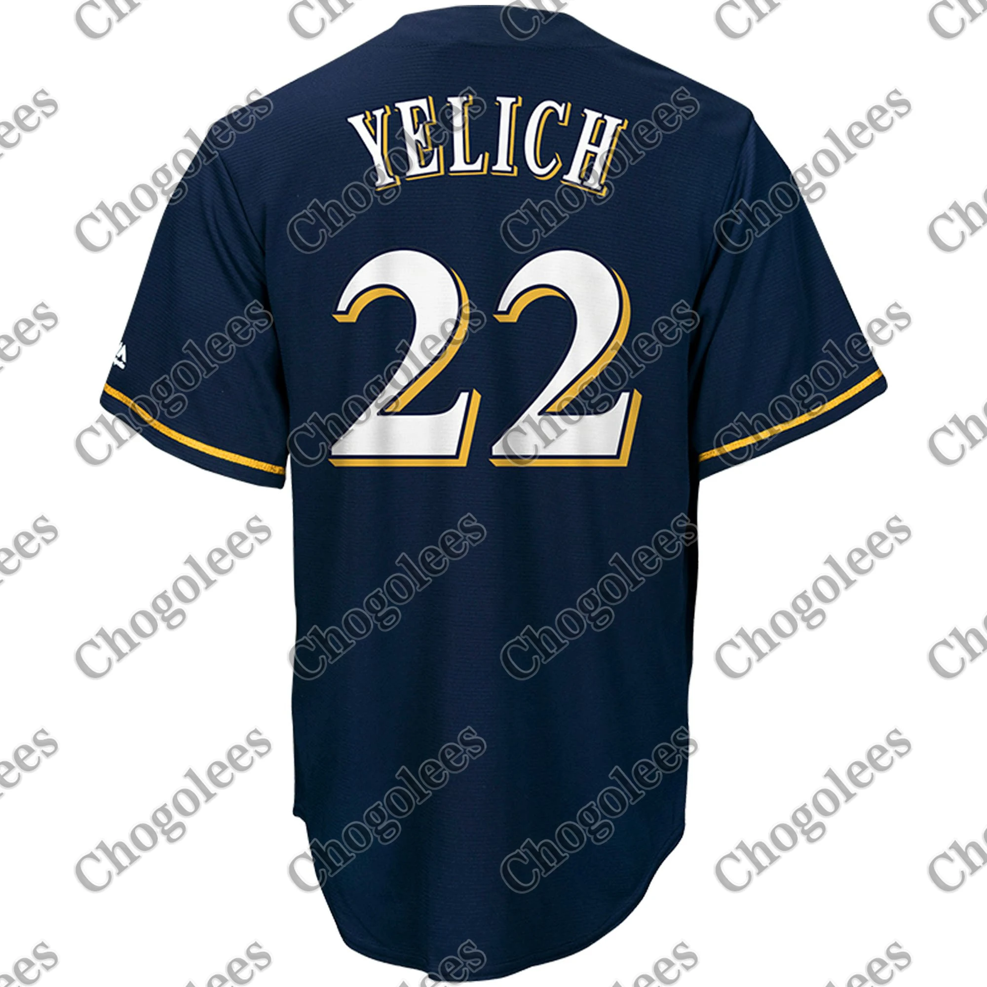

Baseball Jersey Christian Yelich Milwaukee Majestic Alternate Cool Base Player Jersey - Navy