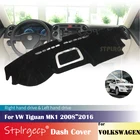 Для Volkswagen VW Tiguan MK1 2008  2016 противоскользящая накладка на приборную панель, защитная накладка, автомобильные аксессуары коврик от солнца 2015 2014 2013