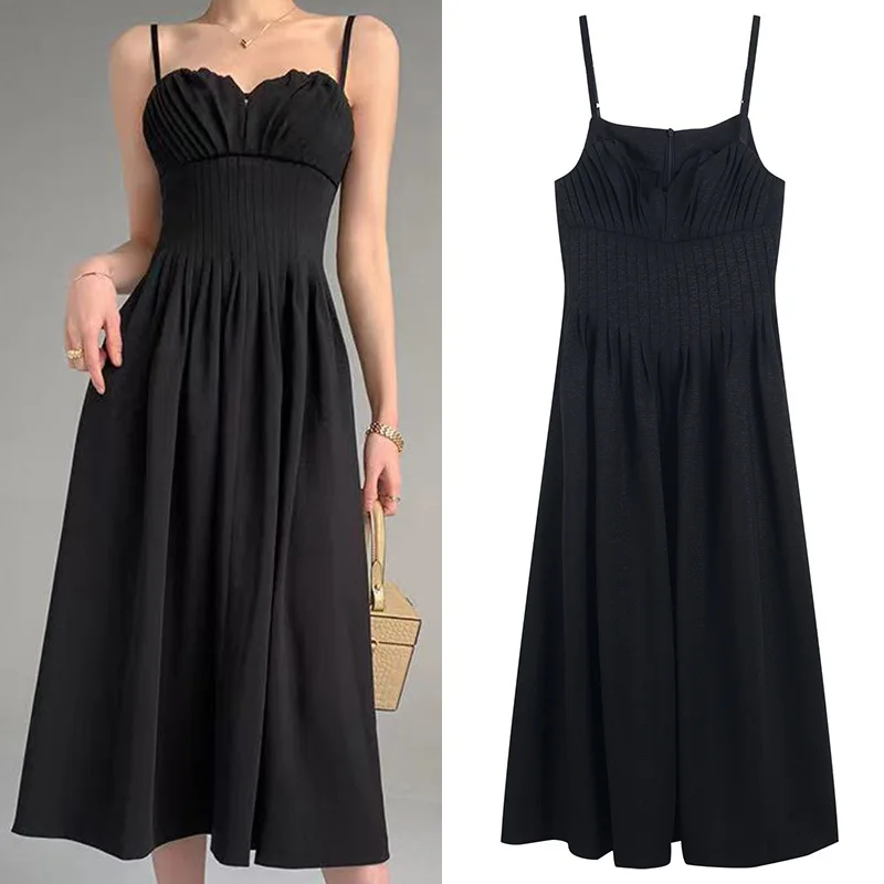 

2021 летние платья миди для женское сексуальное платье с тоненькими полосочками, черные повседневные Клубные вечерние праздничные от Robes ...