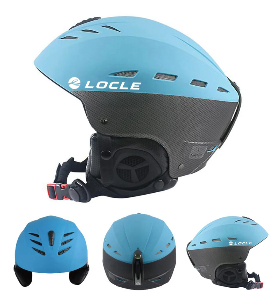 LOCLE профессиональный лыжный шлем ABS+ EPS CE сертификация лыжный шлем для катания на снегу, сноуборде, скейтборде размер 55-61 см