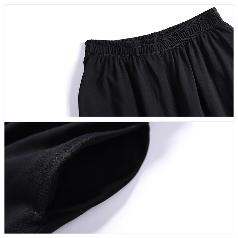 

Women Cotton Ballet Dance Pants Adult Women Casual Harem Pants Loose Elastic Trousers Women Black Sweat Pants Female