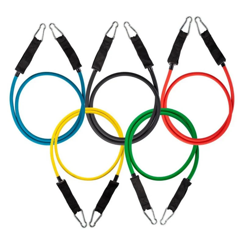 

11pcs/set Pull Rope Fitness Exercises Resistance Bands Latex Tubes Pedal Excerciser Body Training Workout Yoga 1