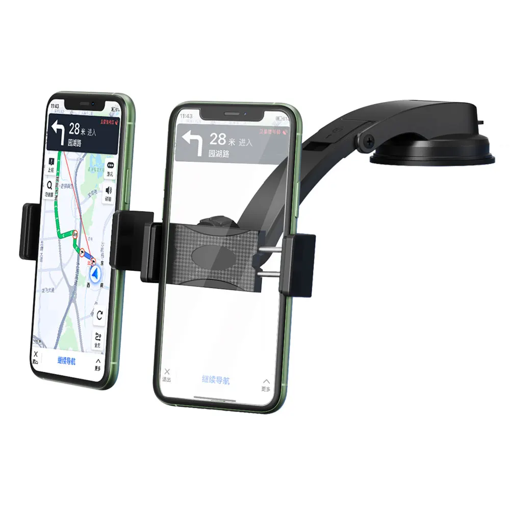 universal car phone mount holder for dashboard windshield 360 rotatable long arm cell phone holder for 3 5 6 8inch device free global shipping