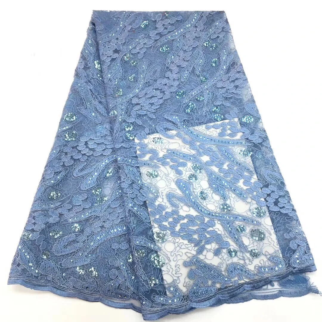 

Apparel sewing & fabric Net Yarn Embroidery Chiffon Flower Lace Fabric Mesh Material DIY Dress Clothing Accessories CD4