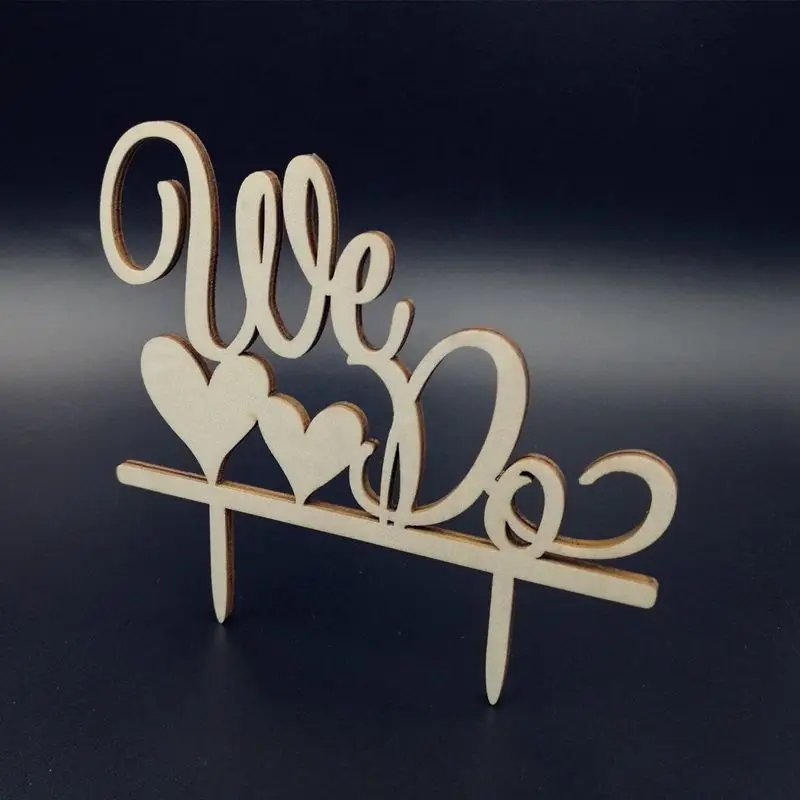 2 шт мы делаем свадебные кольца коробки торт кекс топперы деревенский деревянный