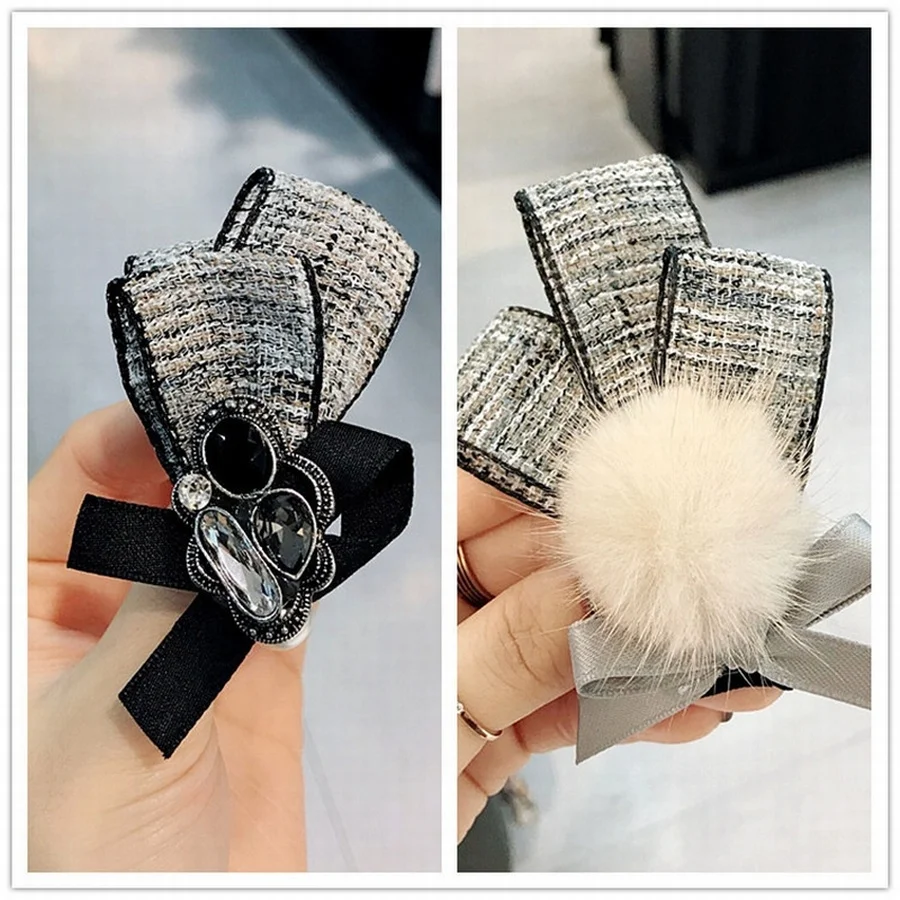 Женская Брошь в стиле ретро брошь на воротник из норки для корсажа | Украшения и