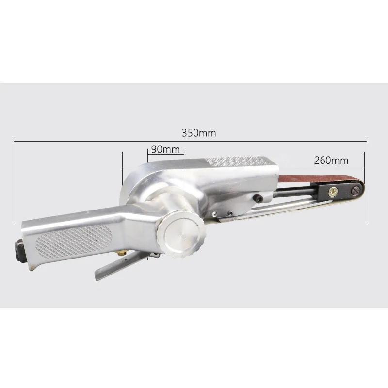 

16000Rpm Air Belt Sander Pneumatic Belt Sander Machine 1/4 Air Belt Sander for Air Compressor Sanding Pneumatic Tool