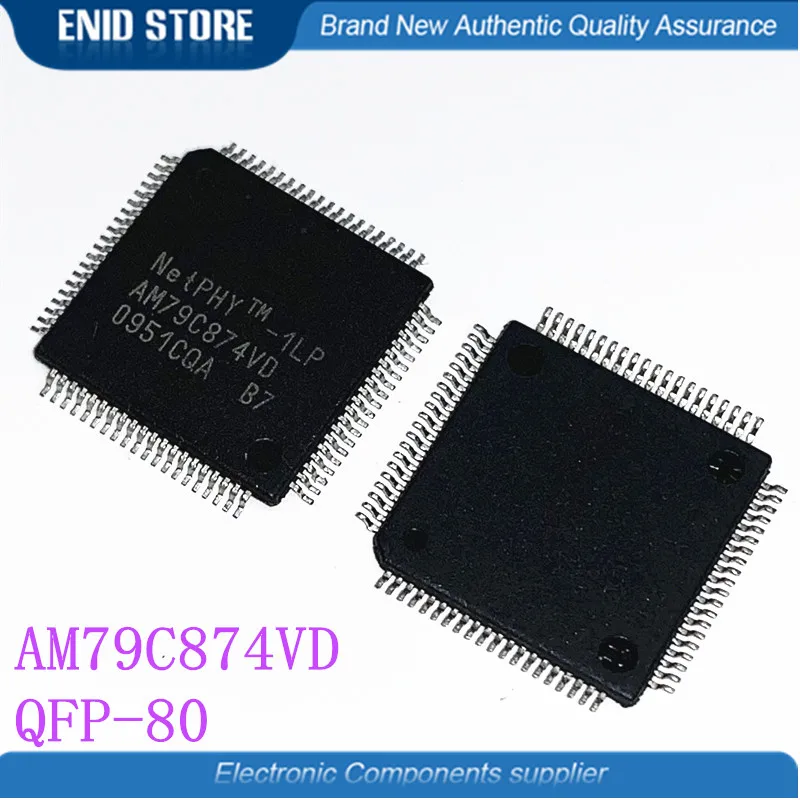 

10pcs/lot AM79C874VD AM79C874VC AM79C874VI AM79C874VF AM79C874 QFP80