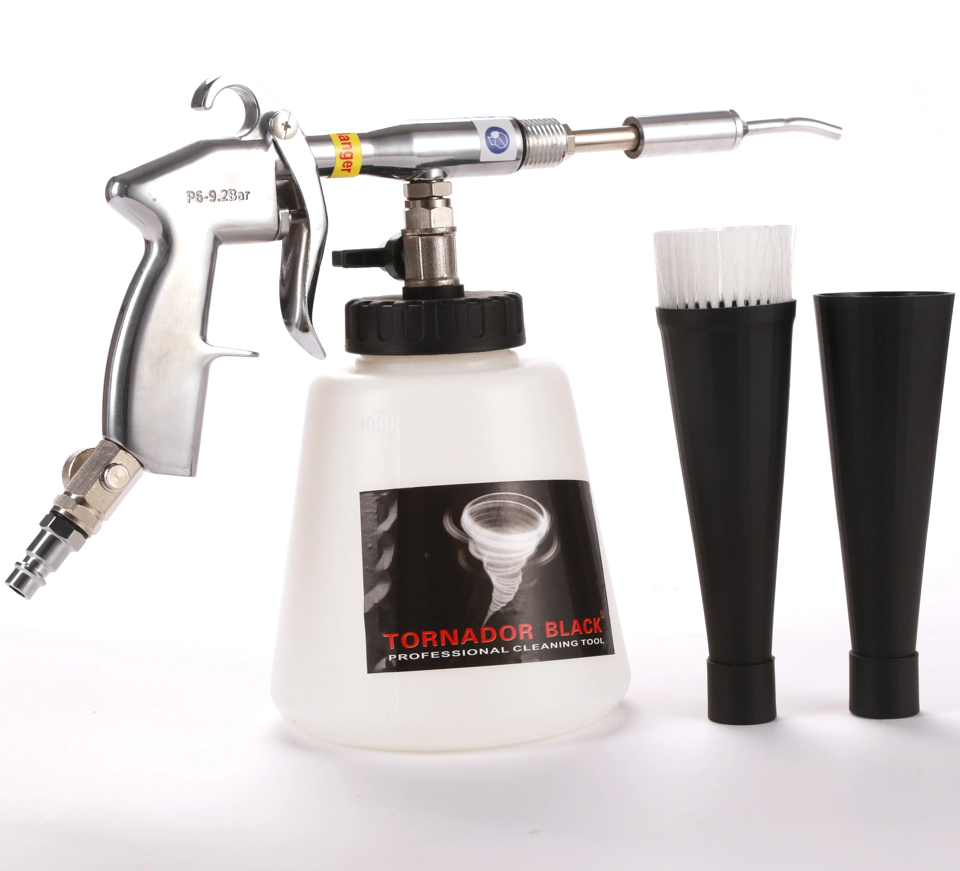 

Cleaning Gun Pneumatic Car Detailing Tool Air Dry Cleaner Apparatus With Metal Bearing Cyclone