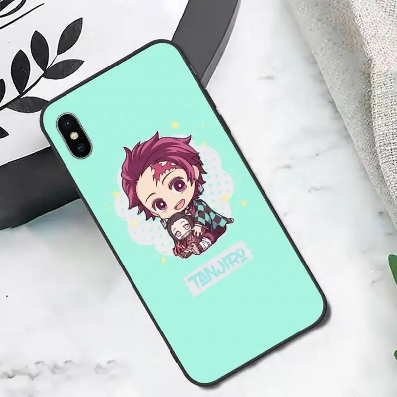 

Demon Slayer Kawaii Anime Phone Case for iPhone 11 12 pro XS MAX 8 7 6 6S Plus X 5S SE 2020 XR mini