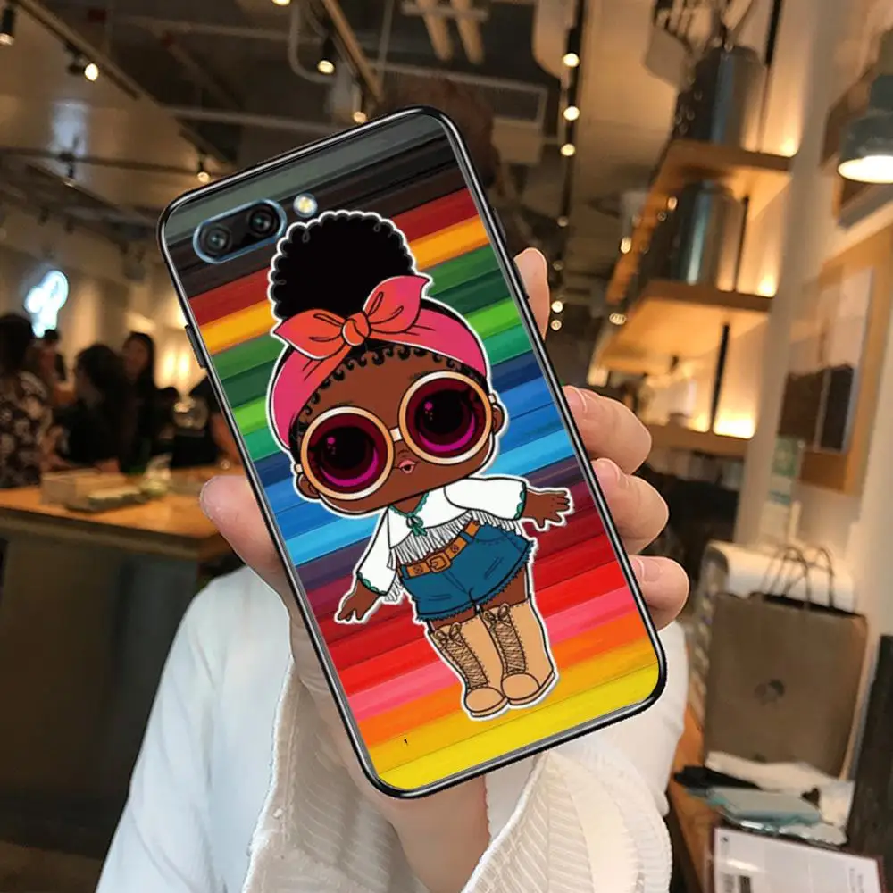 

LOL doll cute girl clear Phone Case For Huawei Honor 10 9 8 7 N Pro Lite A C RU Black Etui Coque Hoesjes comic fashion