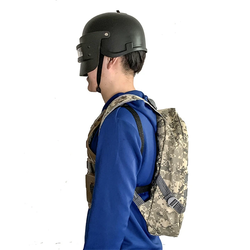 Фото PUBG трехуровневая головка посылка реквизит для косплея третьего класса игра PUBG трехуровневая головка посылка реквизит для косплея третьего класса игра