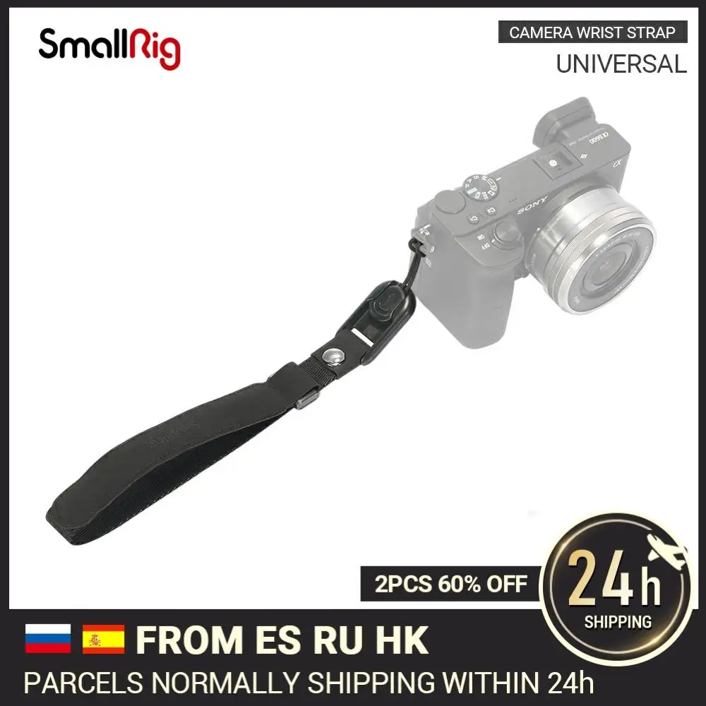 SmallRig универсальный ремешок на запястье для камеры с быстрым соединением Dslr