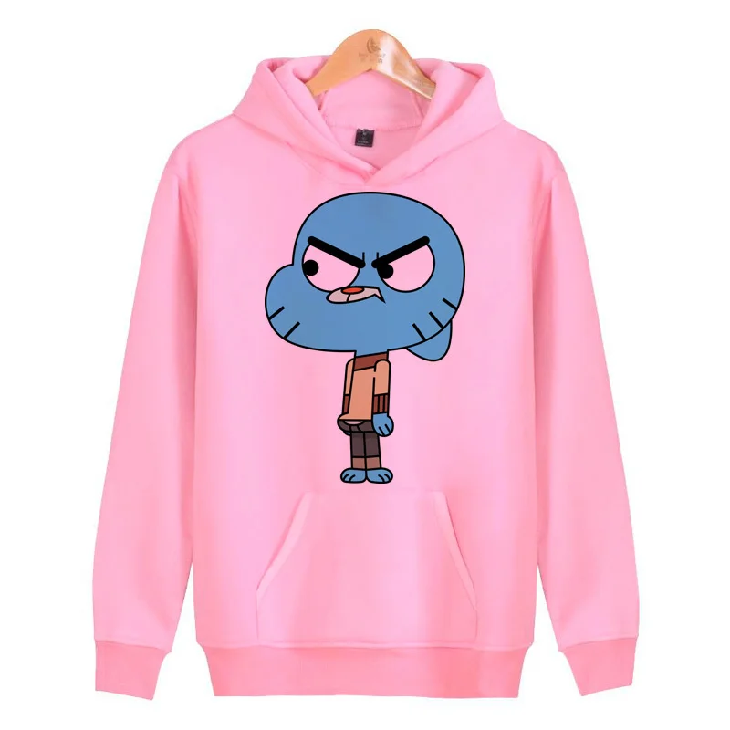 Толстовка gumball с надписью amazing world для мужчин и женщин свитшот уличная одежда в