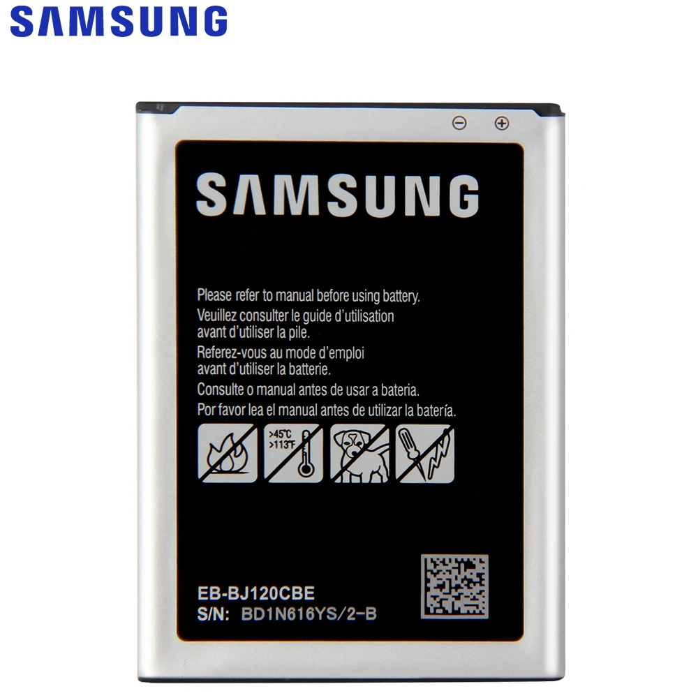 SAMSUNG оригинальный аккумулятор EB BJ120CBU BJ120CBE BJ120BBE для Samsung Galaxy J1 2016 экспресс 3 J120 J120A