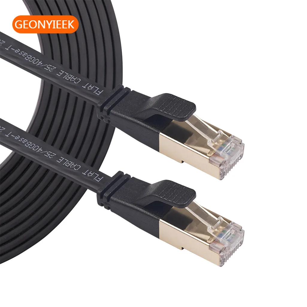 

Сетевой кабель GEONYIEEK Ethernet CAT8, 40 Гбит/с, 2000 МГц, RJ45
