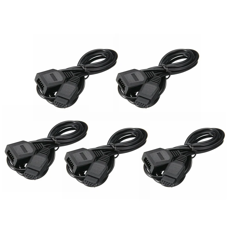 Горячая Распродажа: 5 шт 9 контактный кабель удлинитель для Sega Genesis 2/3 Megadrive 2