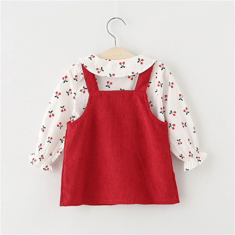 2019 г. Модная вишня платье для маленьких девочек vestido Infantil/Вечерние платья