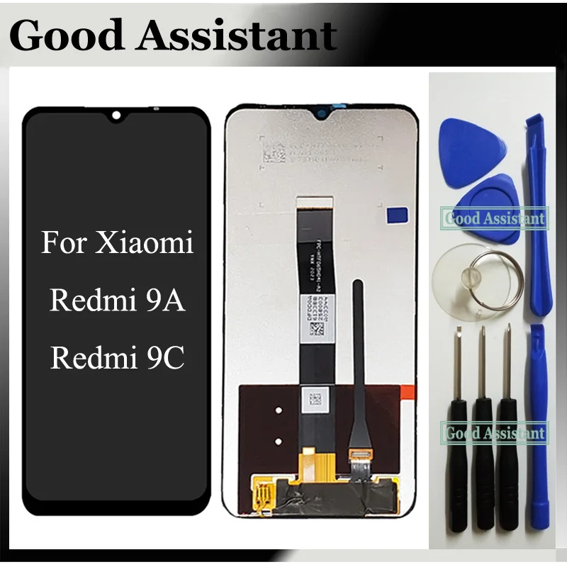 Оригинальный черный 6 53 &quotдля Redmi 9A / 9C глобальной M2006C3LC M2006C3LG ЖК дисплей Дисплей
