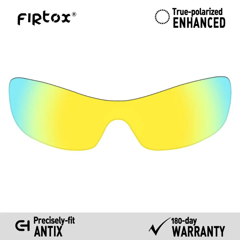 24K Gold Firtox настоящие поляризованные Сменные рассеиватели UV400 для солнцезащитных очков-солнцезащитных очков типа «антикс»(Только Совместимые линзы)-несколько цветов - Цвет линз: 24K Gold