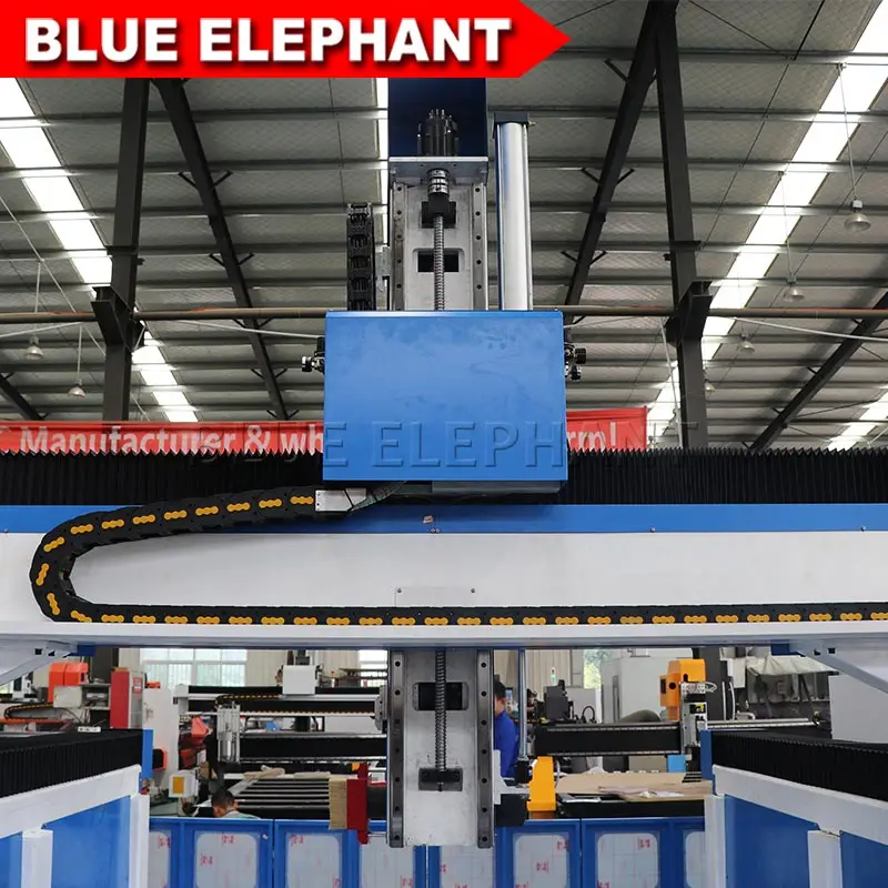Фрезерный станок с ЧПУ Blue Elephant 1824 atc 4-осевой фрезерный для Резки пенопласта из ПВХ