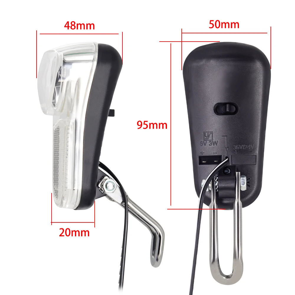 Велосипедный передний и задний светильник WEXPLORE ore Dynamo стандартный светодиодный с