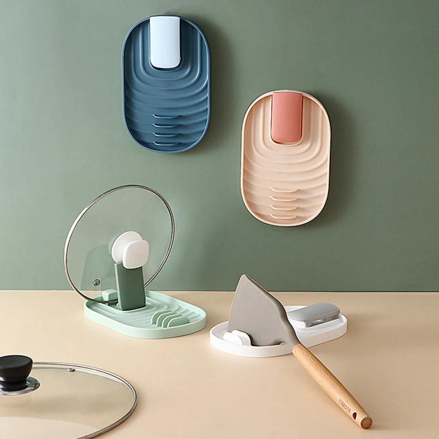 

Kitchen Organizer Spoon Holders Fork Spatula Rack Shelf Plastic Spoon Rest Chopsticks Holder Non-Slip Kitchen Organizer