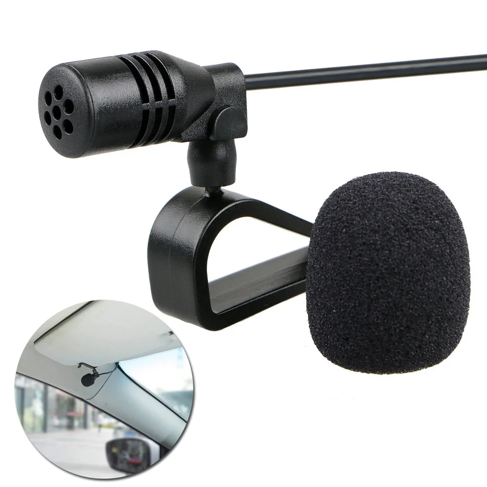 

Enabled Microphone External For Bluetooth Mic 1 Pcs Black Car Audio Stereo