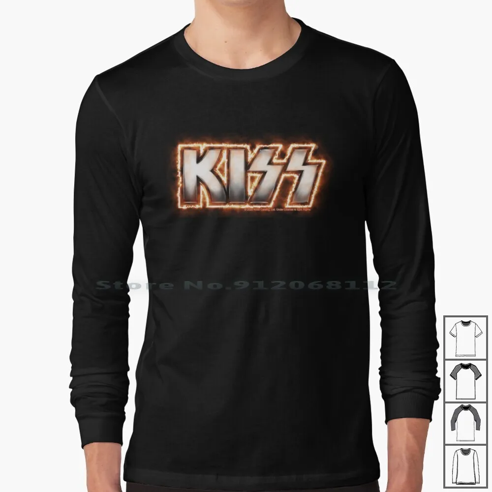 

Kiss  The Band Rock Music Logo Heavens On Fire Long Sleeve T Shirt Kiss Kiss Fan Art Kiss Band Kiss Music Kiss Fanart Kiss The