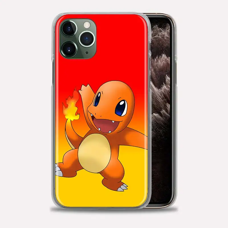 

Hard PC Phone Case for iPhone 12 11 Pro Max Cover for iPhone 7 Plus SE 2020 X XS XR 8 6 6S Shell Mew Charizard Lapras Cute
