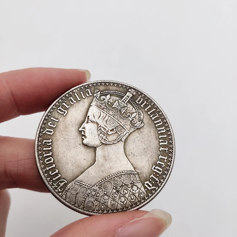 Королева Великобритании Виктория красивая вырезанная памятная монета коллекция