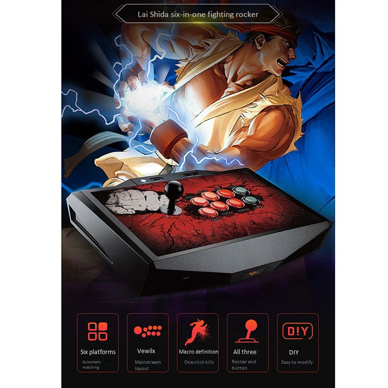 Джойстик для аркадной игры USB игровой контроллер PS4 PS3 XBOX 360 ПК коммутатор