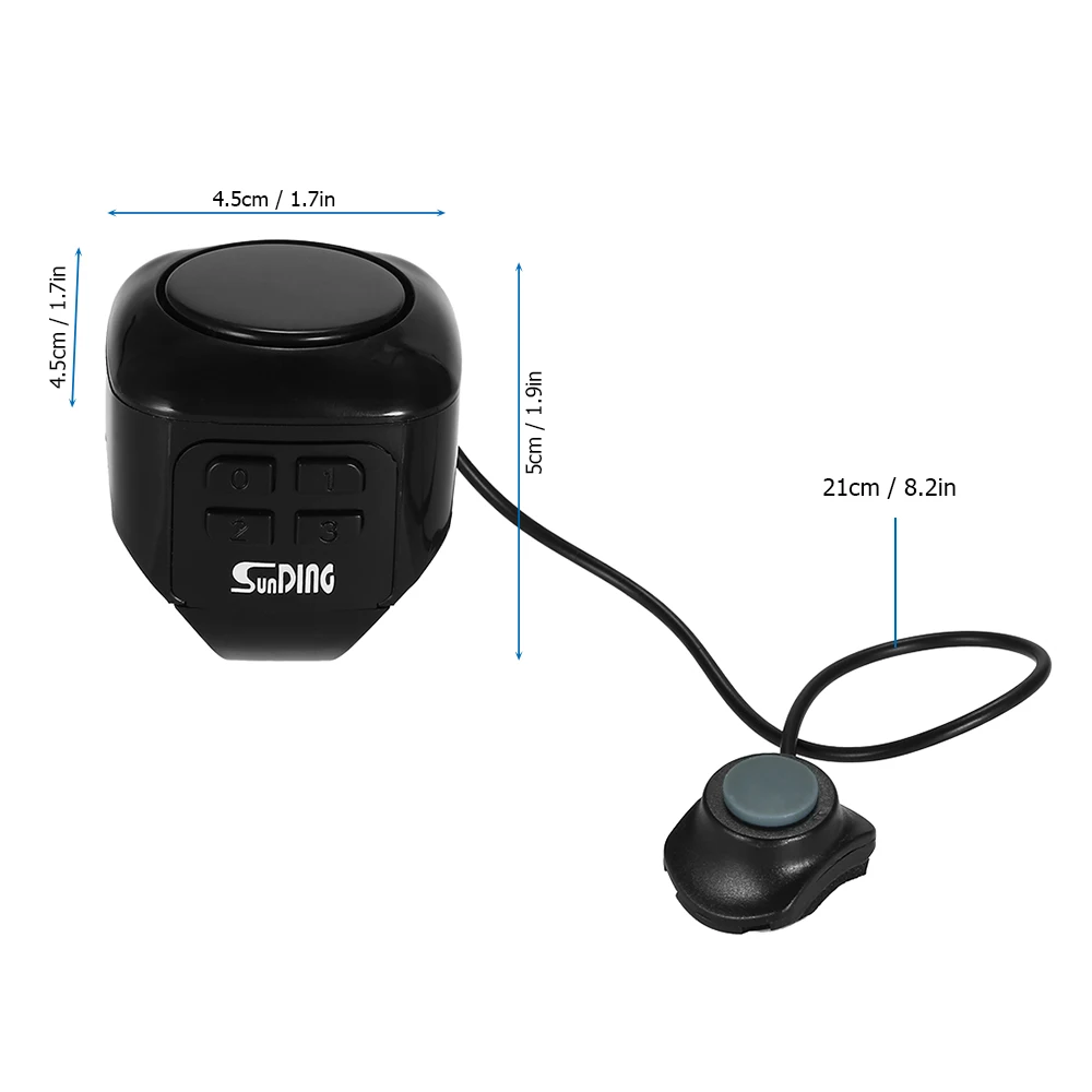 Sunding Велоспорт велосипед оповещения колокольчики кольцо Громкий 3 звук