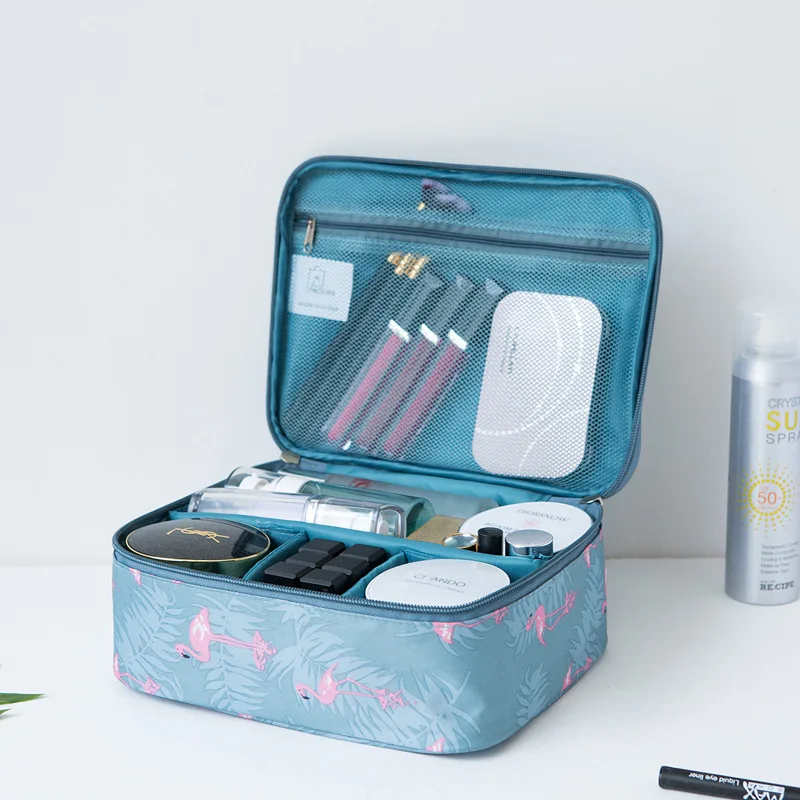 

Capacity Makeup Bag Toiletries Organizer Bathroom Multifunction High Professional Makeup Bag Organizer Neceser Bags BC50SNB