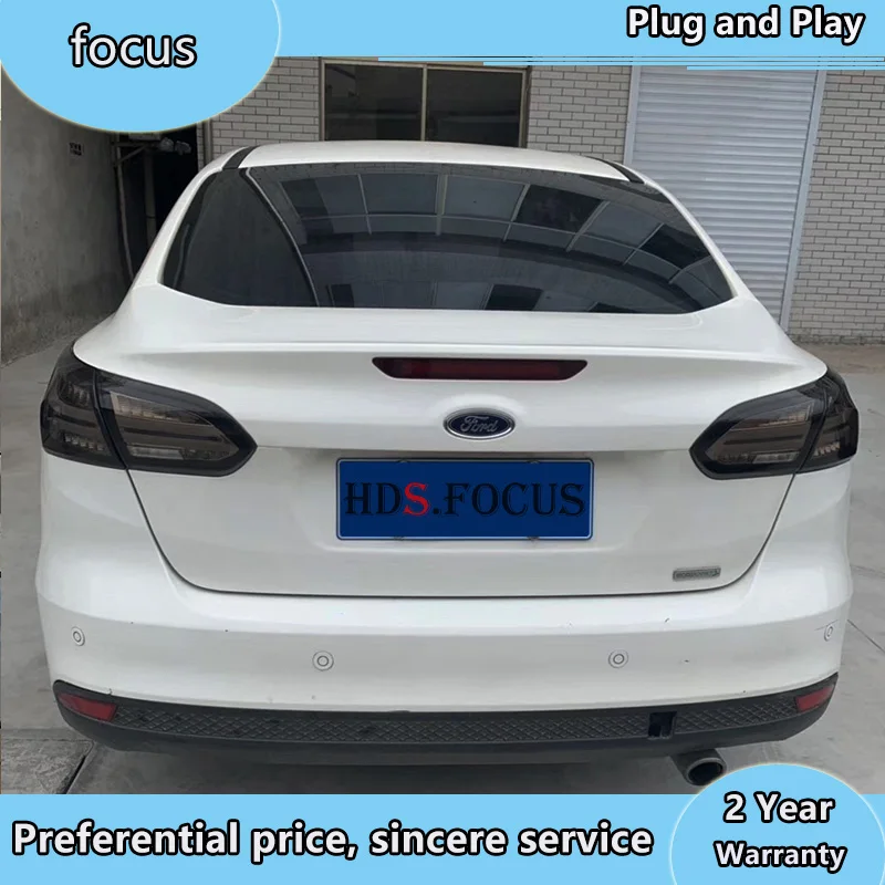 

Car Styling for Ford Focus taillights Sedan 2015 2016 2017 2018 LED Tail Lamp rear trunk lamp cover drl+signal+brake+reverse