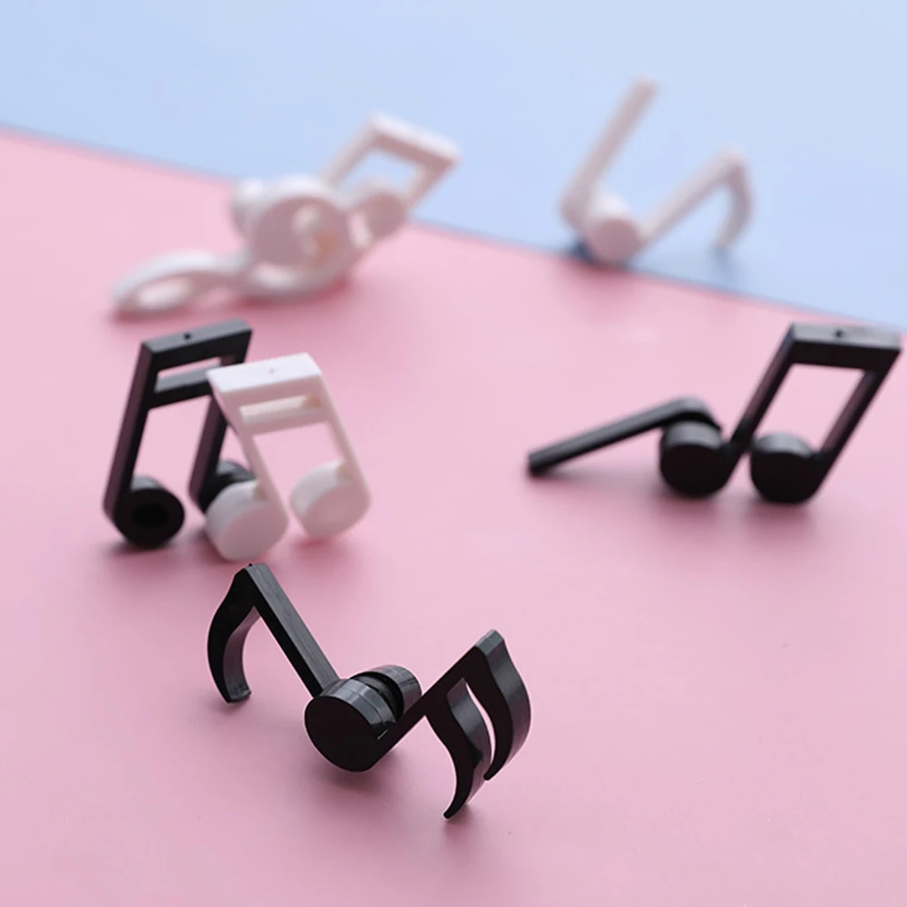 Магнитный Крючок для ключей 3D Мультяшные нотки магнит на холодильник настенный