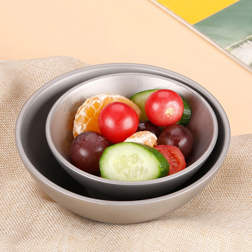 Титановая Двойная Стенка обеденная чаша походная мини чайная чашка кофейная