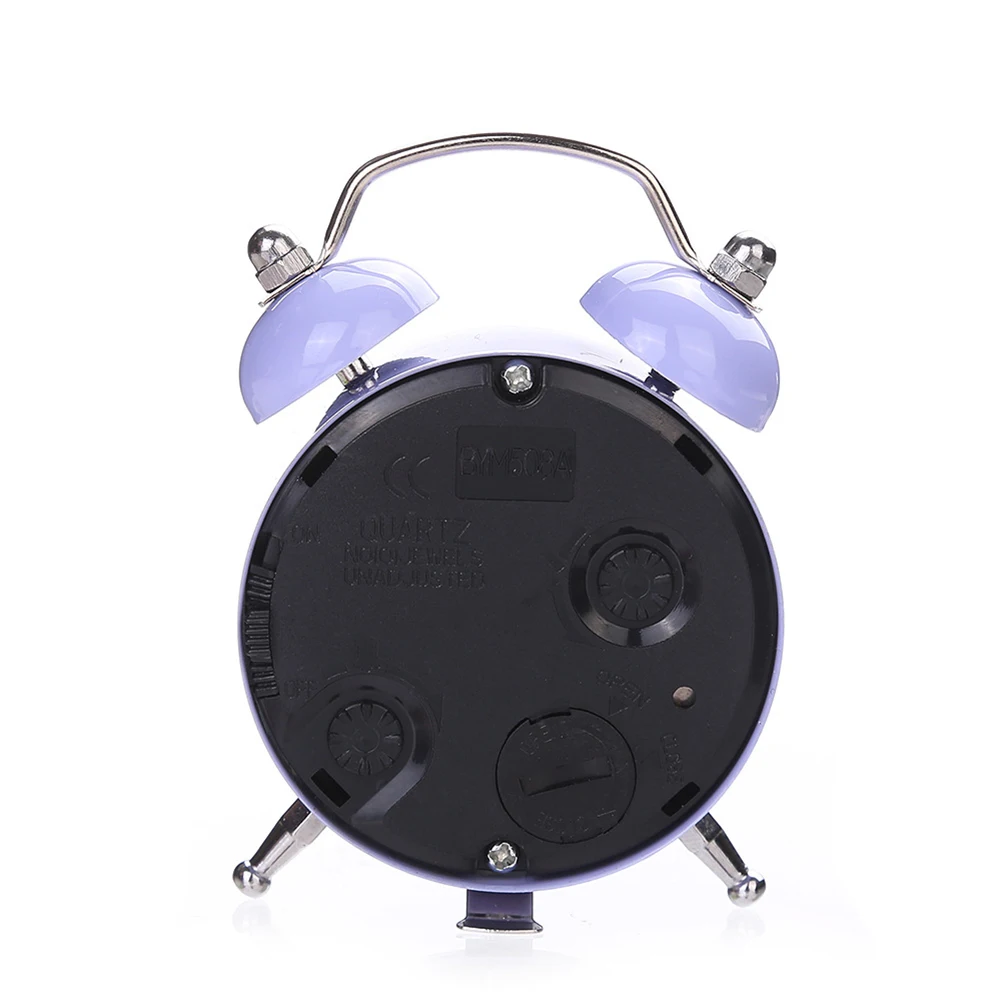 

Mini Metal Alarm Clock Portable Home Outdoor Lovely Cartoon Watch Retro Gift For Children Friends Metal Alarm Clock Desktop