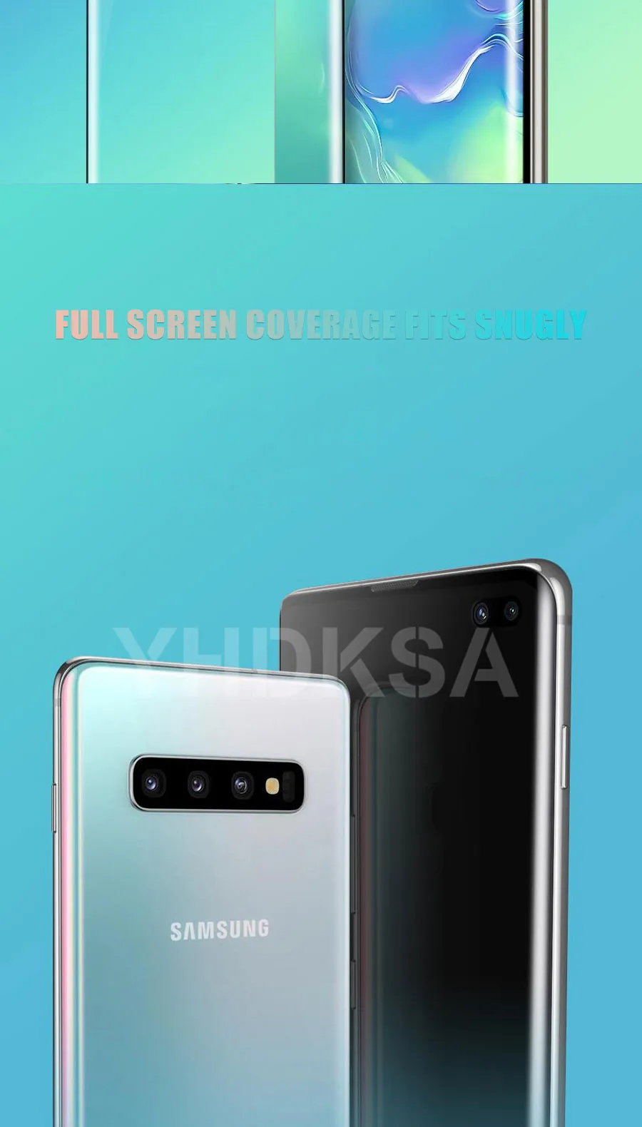 100D полностью изогнутое закаленное стекло для samsung Galaxy S10 S9 S8 Plus S7 Edge A6 A8 Защитная пленка для экрана защитное стекло