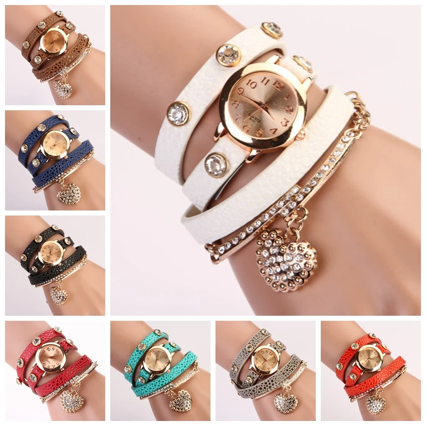 

Personality Ladies Watch Rhinestone Bracelet Quartz Watches Women Elegant Women Watches Wristwatch Female Clock reloj mujer Gift