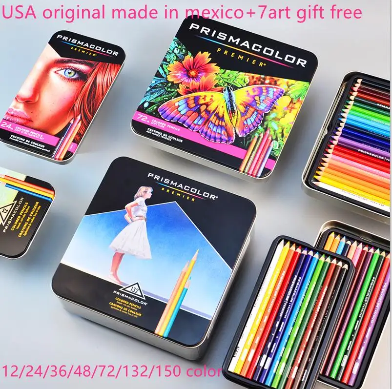 OEM USA sanford Prisma color premier Art масляный цветной карандаш 24 48 72 150 цвет Lapis de cor