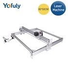 Лазерный гравер с ЧПУ, разметочный станок для лазерного модуля сделай сам, рабочая зона, 65*50 см, 2500 мвт5500 МВт15 Вт